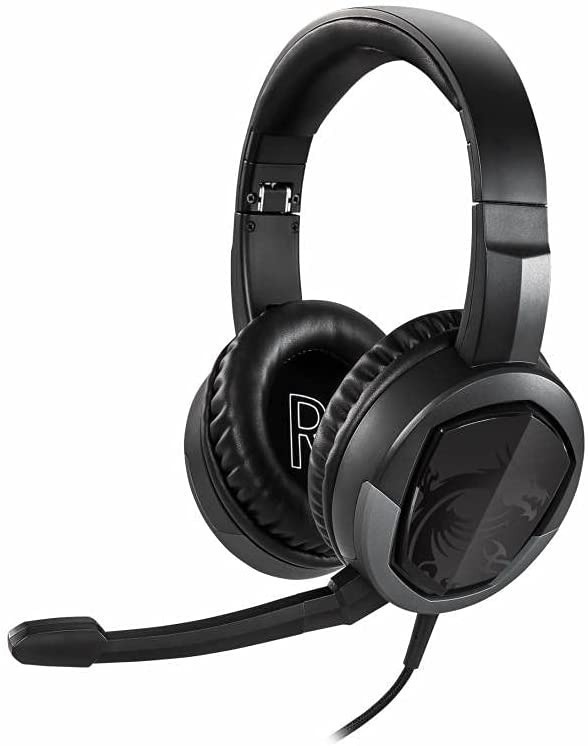 Auriculares Gamer Msi Immerse Gh30 V2 Pc C/micrófono Color Negro