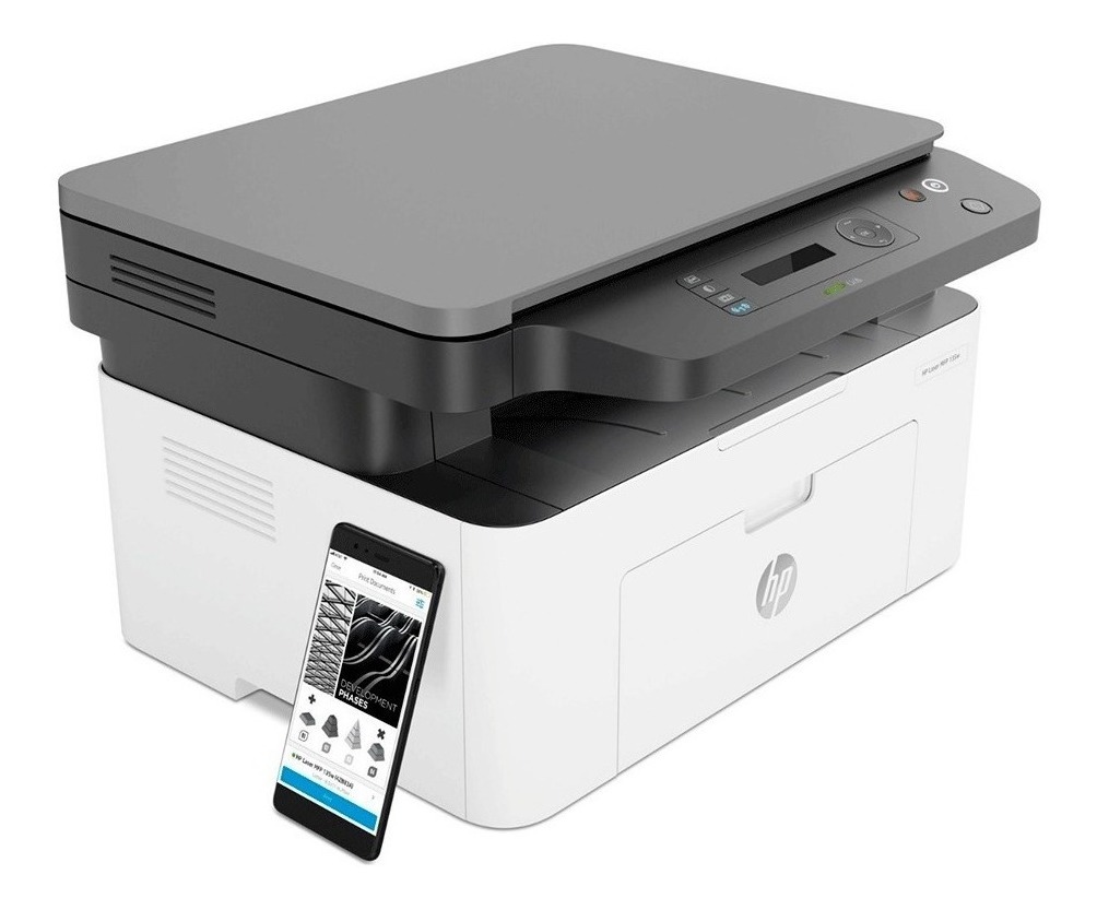 Impresora Multifunción Hp Laserjet Pro 135w Con Wifi Blanca Y Negra HP M135W