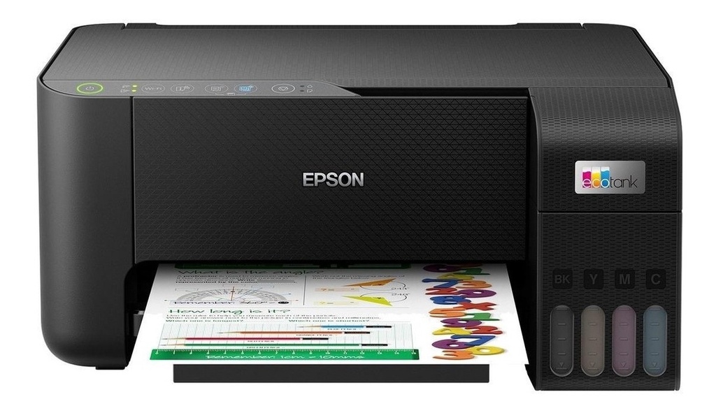 Impresora a color multifunción Epson EcoTank L3250 con wifi negra 100V/240V