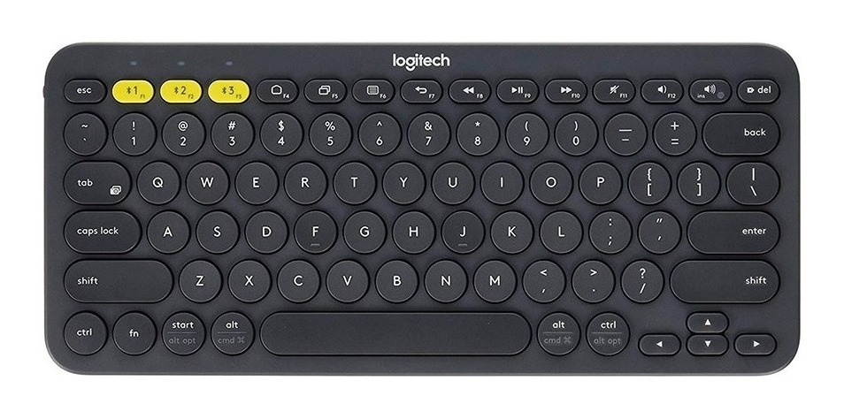 Teclado Logitech Bluetooh Multi Dispositivo K380 Negro 920-007562