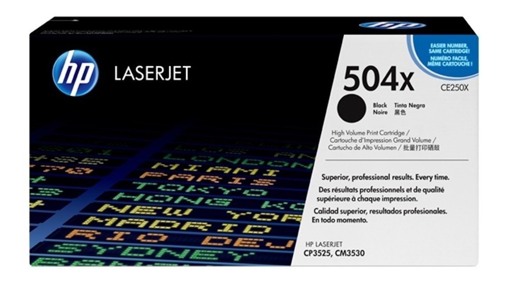 Toner Hp 504X Negro CE250X Original