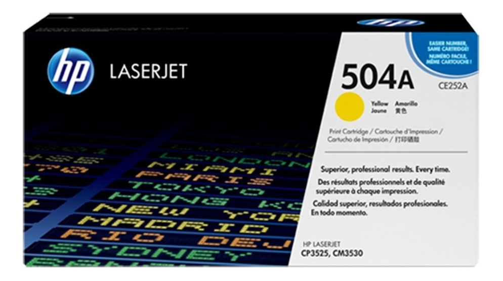 Toner Hp 504A Amarillo CE252A Original