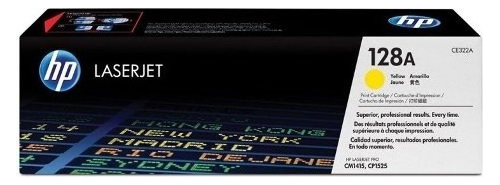 Toner 128a HP Original Amarillo Ce322a