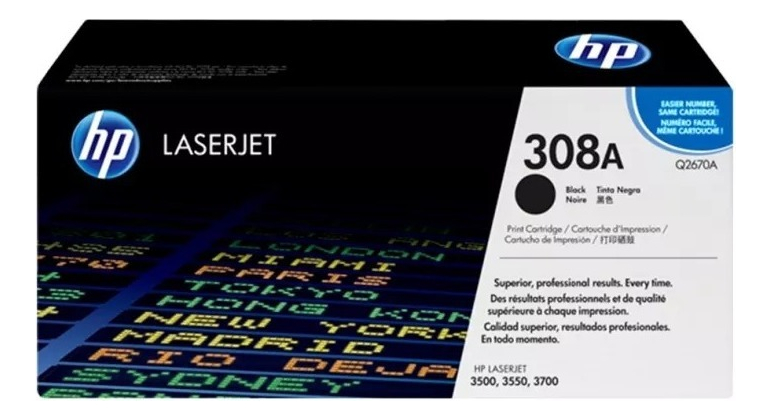 Toner Hp 308A Negro Q2670A Original