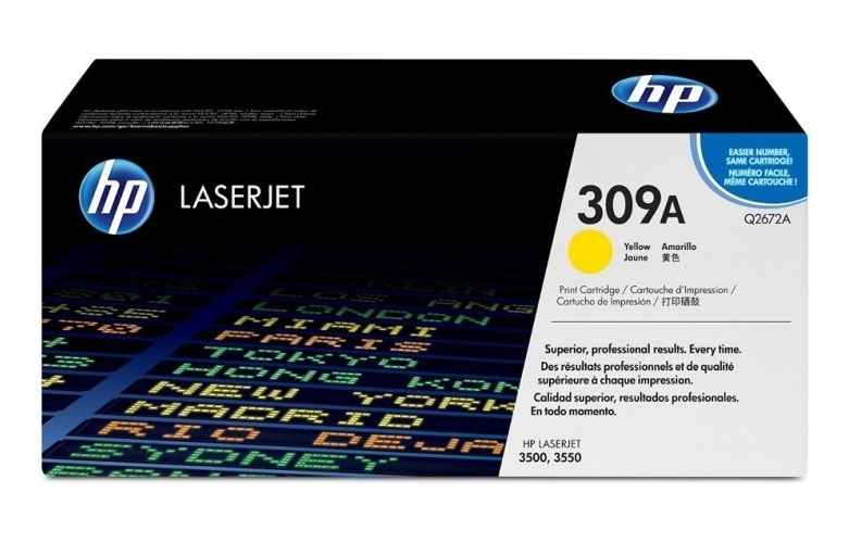 Toner Hp 309A Amarillo Q2672A