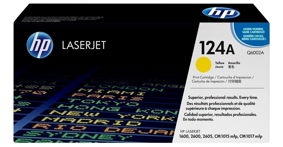 Toner HP 124A Amarillo Q6002A Original