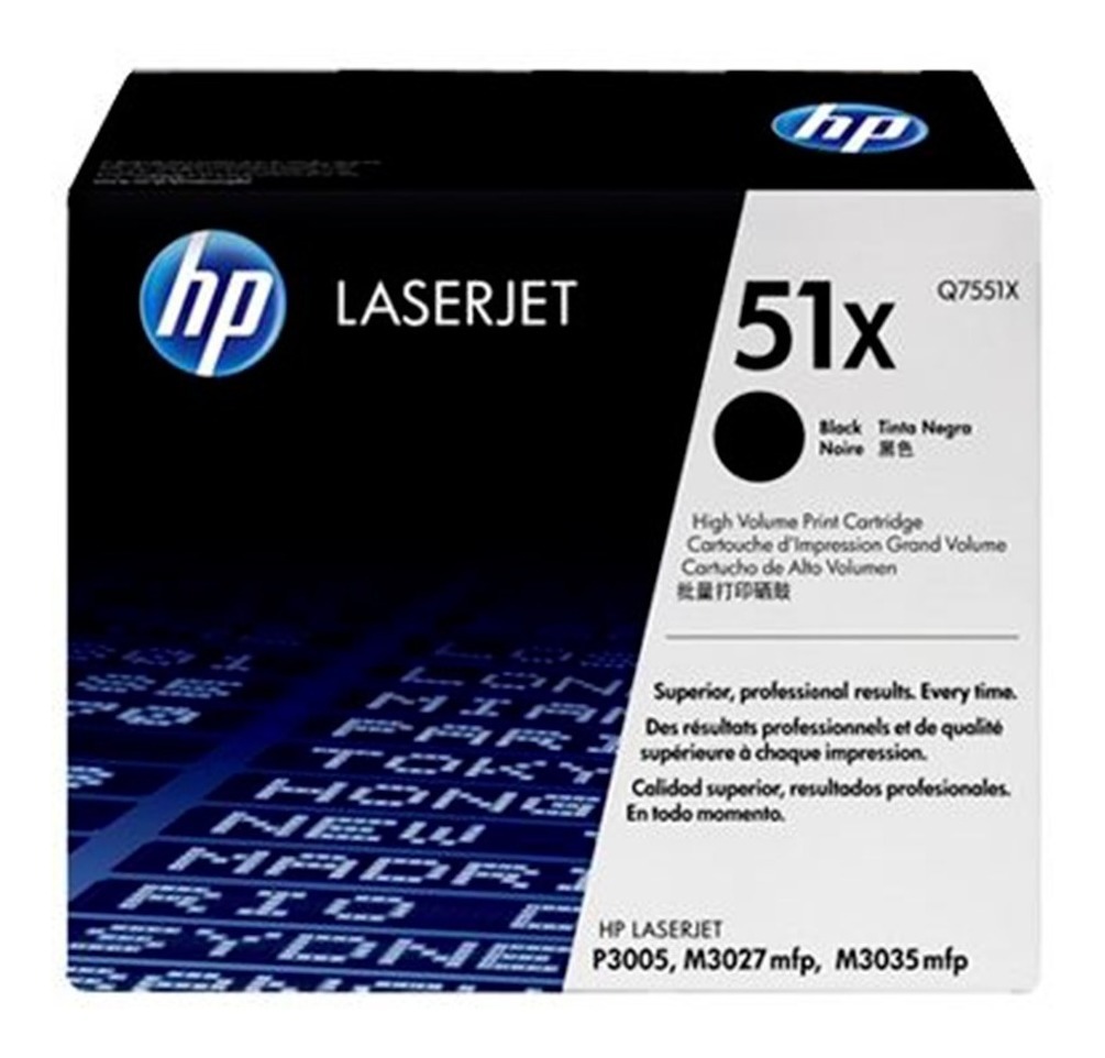 Toner Hp 51X Original Q7551X