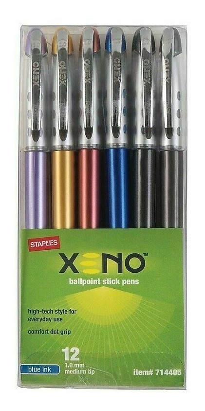 Birome 1MM Boligrafo x12 Colores