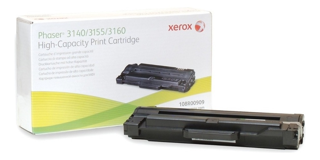 Toner Xerox 108R00909 3140 Negro Original