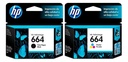 Combo Cartuchos Hp 664 Negro + Tricolor