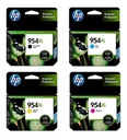 Combo Cartucho Hp 954xl Negro + 3 954xl Colores