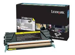 Toner Lexmark X746 X748 Amarillo X748h1yg Original