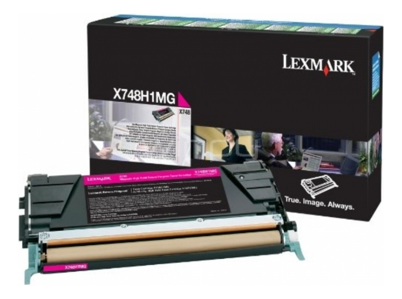 Toner Lexmark X746 X748 Magenta X748h1mg Original
