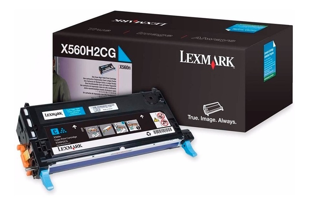 Toner Lexmark X560H2CG Cian Original