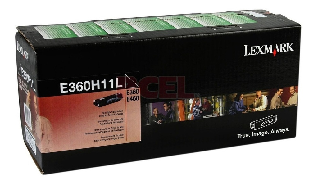 Toner Lexmark  E360 E460 Negro E360h11l Original