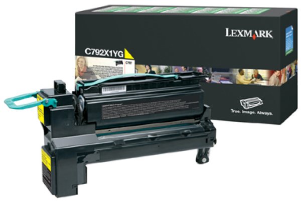 Toner Lexmark C792X1YG Amarillo Original