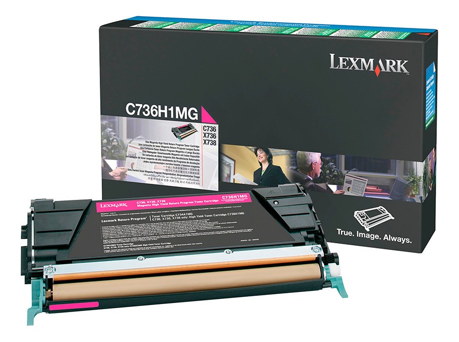 Toner Lexmark C736 X736 X738 Magenta C736h1mg Original