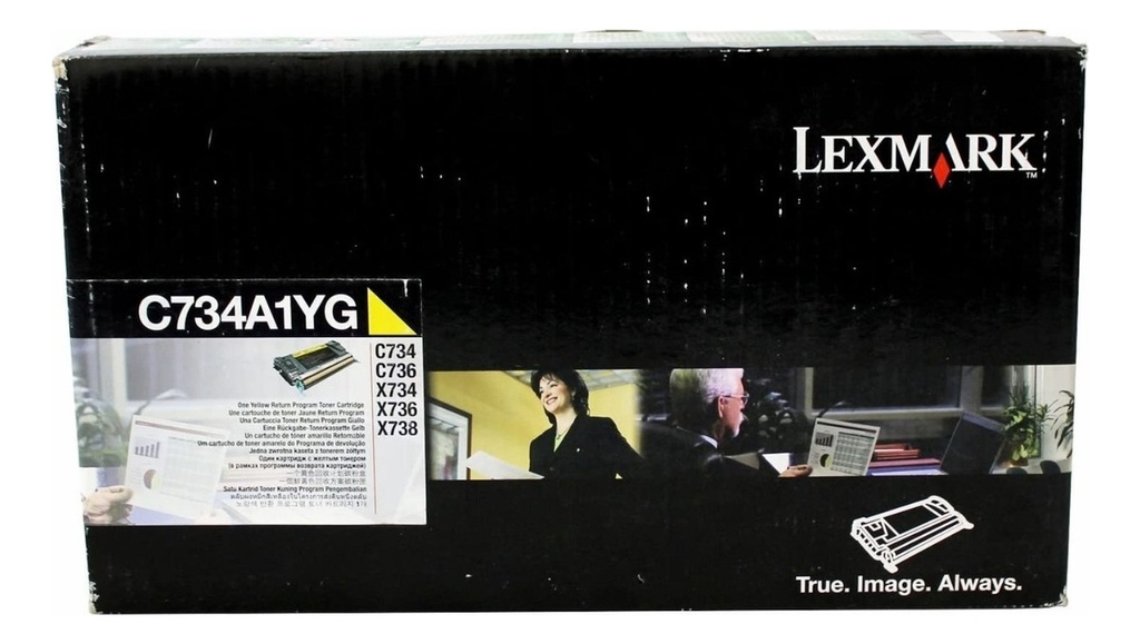 Toner Lexmark C734A1YG Amarillo Original
