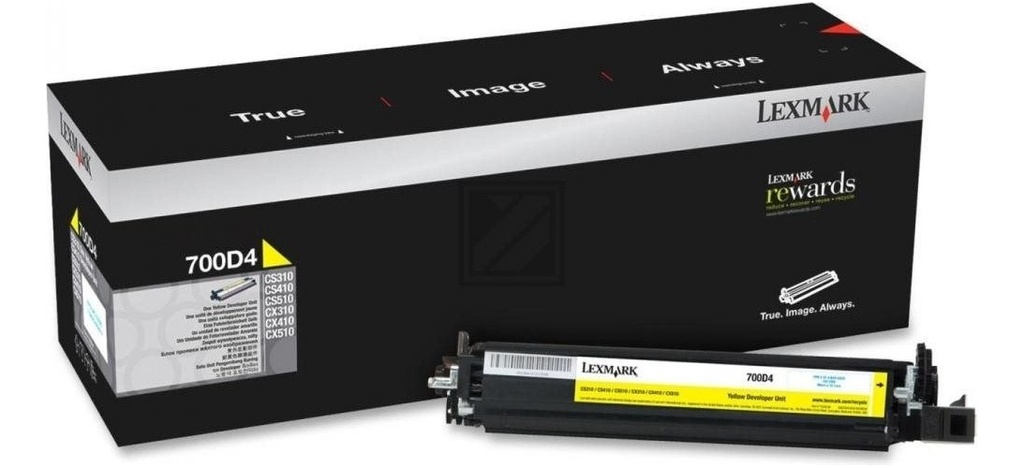 Developer Unit Lexmark 700D4 Amarillo Original