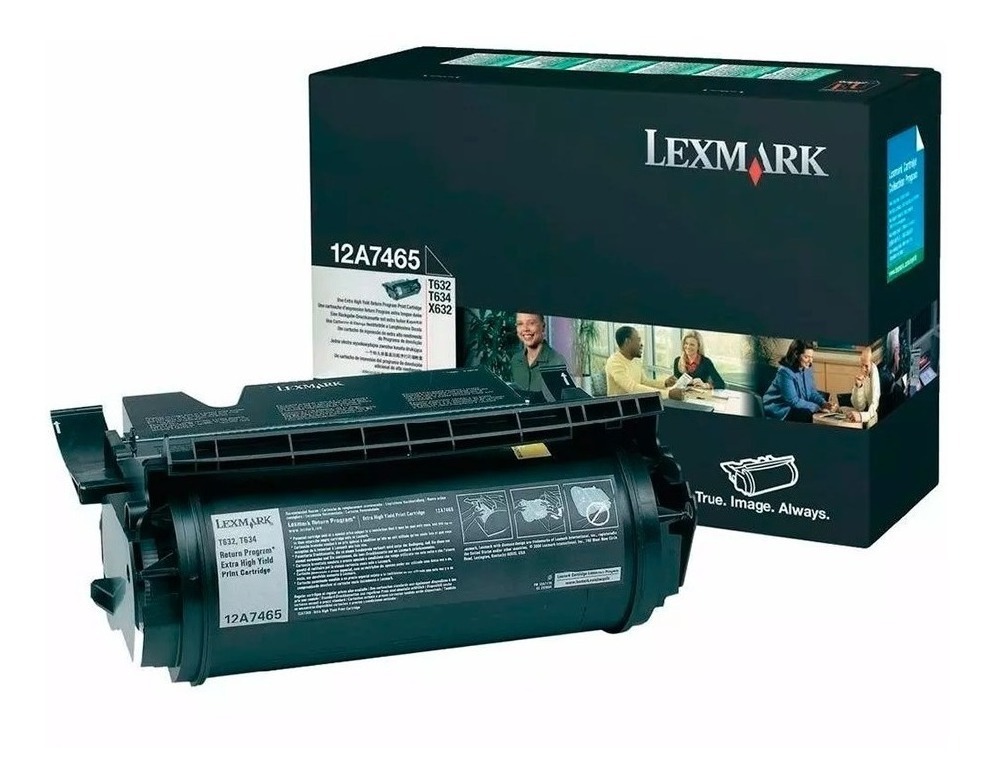 Toner Lexmark 12A7465 Negro Original