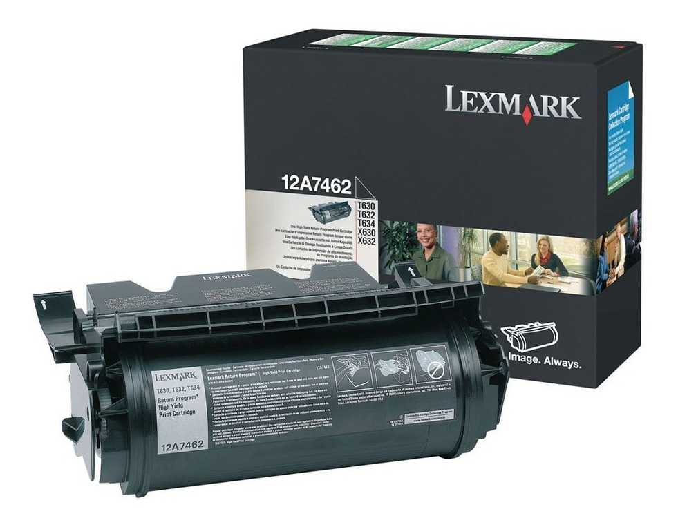 Toner Lexmark 12A7462 Negro Original