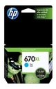 Cartucho Hp 670xl Original Cian CZ118AL