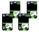 Combo Cartucho Original Hp 670xl