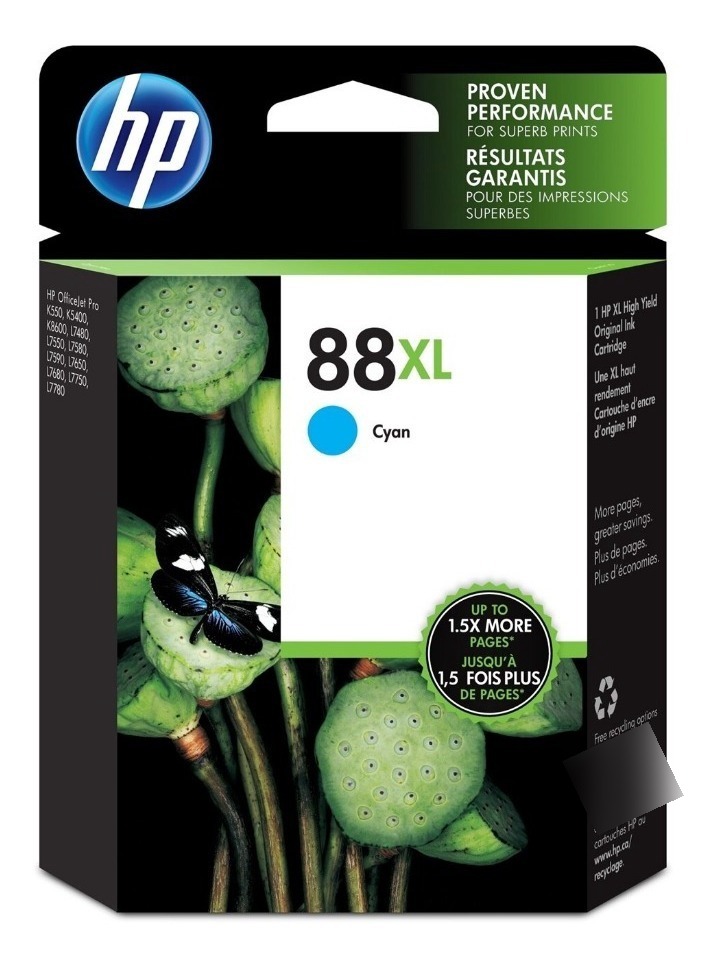 Cartucho Hp 88XL Cian C9391AL