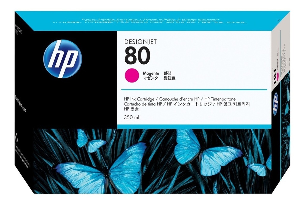 Cartucho Hp 80 350ml Magenta C4847A