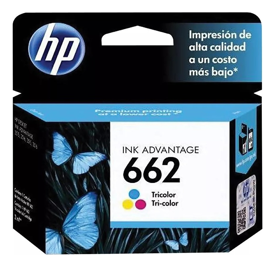 Cartucho Hp 662 Tricolor CZ106AL