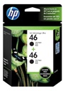 Cartucho Hp 46 Twin Pack Negro M0H61AL