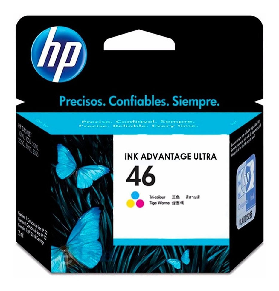 Cartucho Hp 46 Tricolor CZ638AL