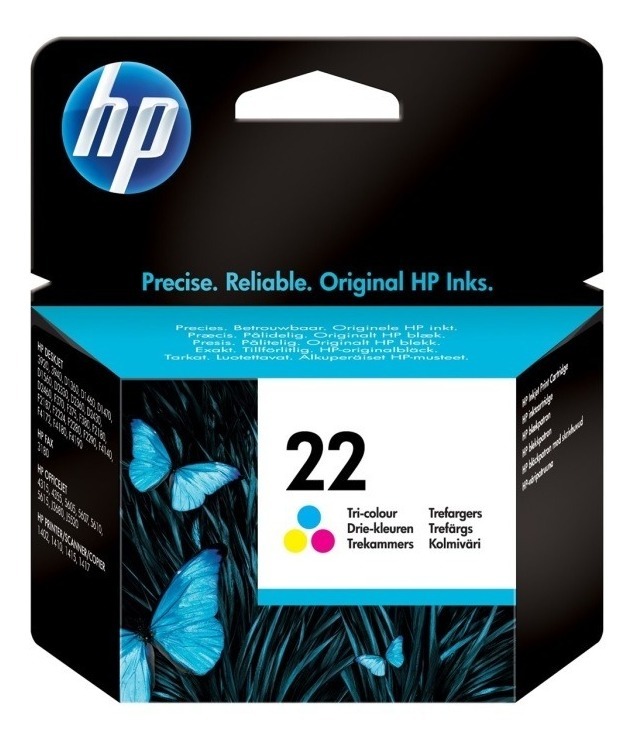C. Cartucho Hp 22 Tricolor Original