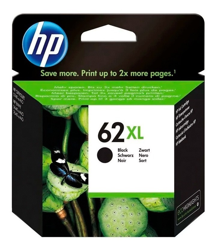 Cartucho Hp 62XL Negro C2P05AL