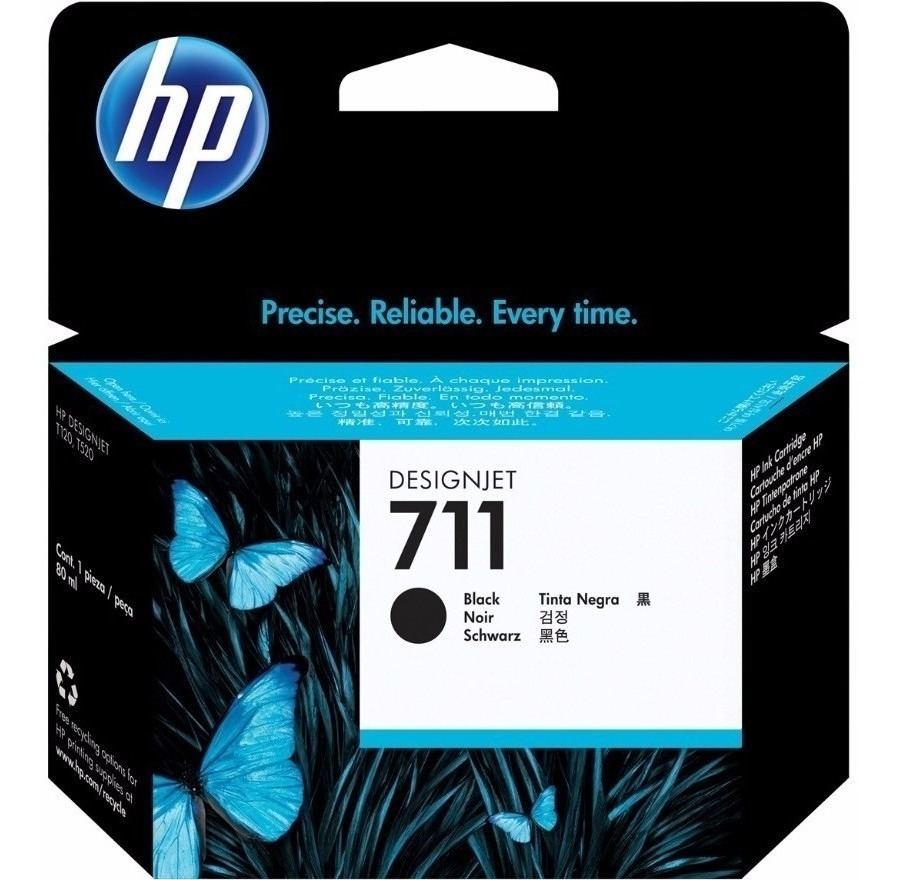 Cartucho HP 711 Negro 38ML CZ129A