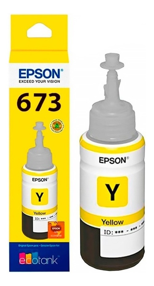 Tinta Epson 673 Amarillo Original T673420
