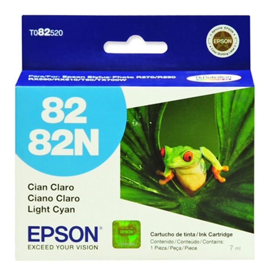 Cartucho Epson 82N Cian Claro Original