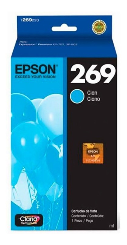Cartucho Epson 269 Cian Original