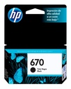 Cartucho Hp 670 Negro CZ113AL
