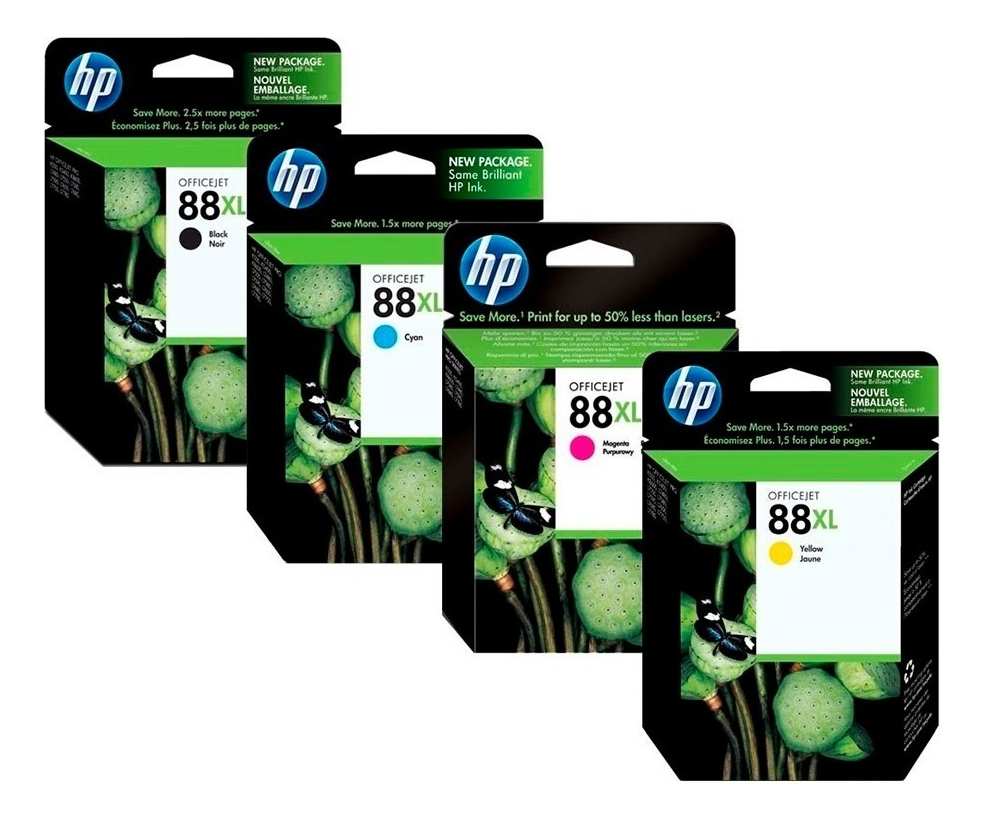 Combo Cartuchos Hp 88XL