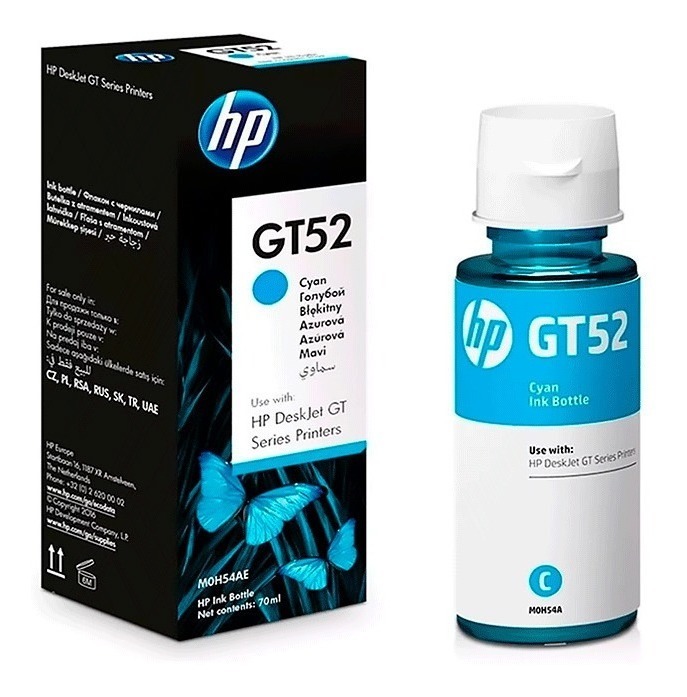 Tinta Hp Gt52 Cian Gt5810
