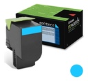 Cartucho Toner Lexmark 808XC CYAN Cx510