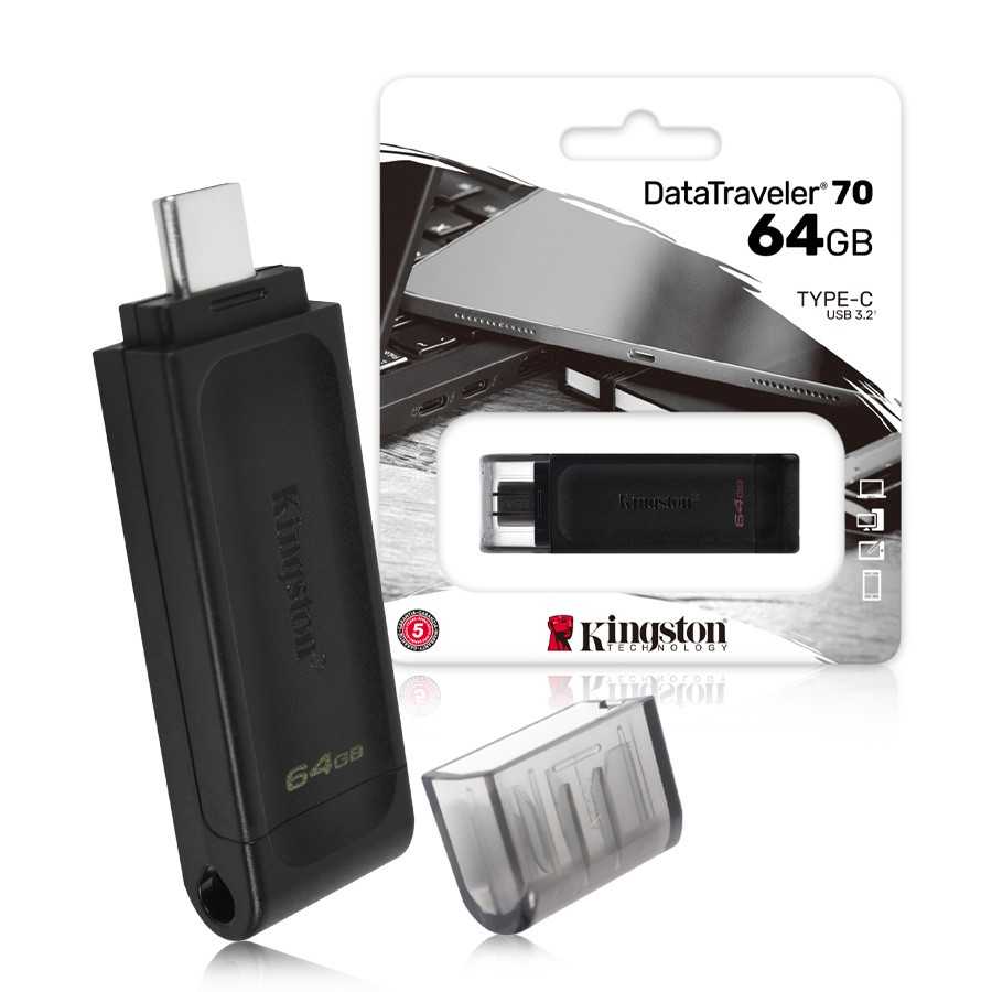 Pendrive Kingston DT70 64GB USB Type C 3.2