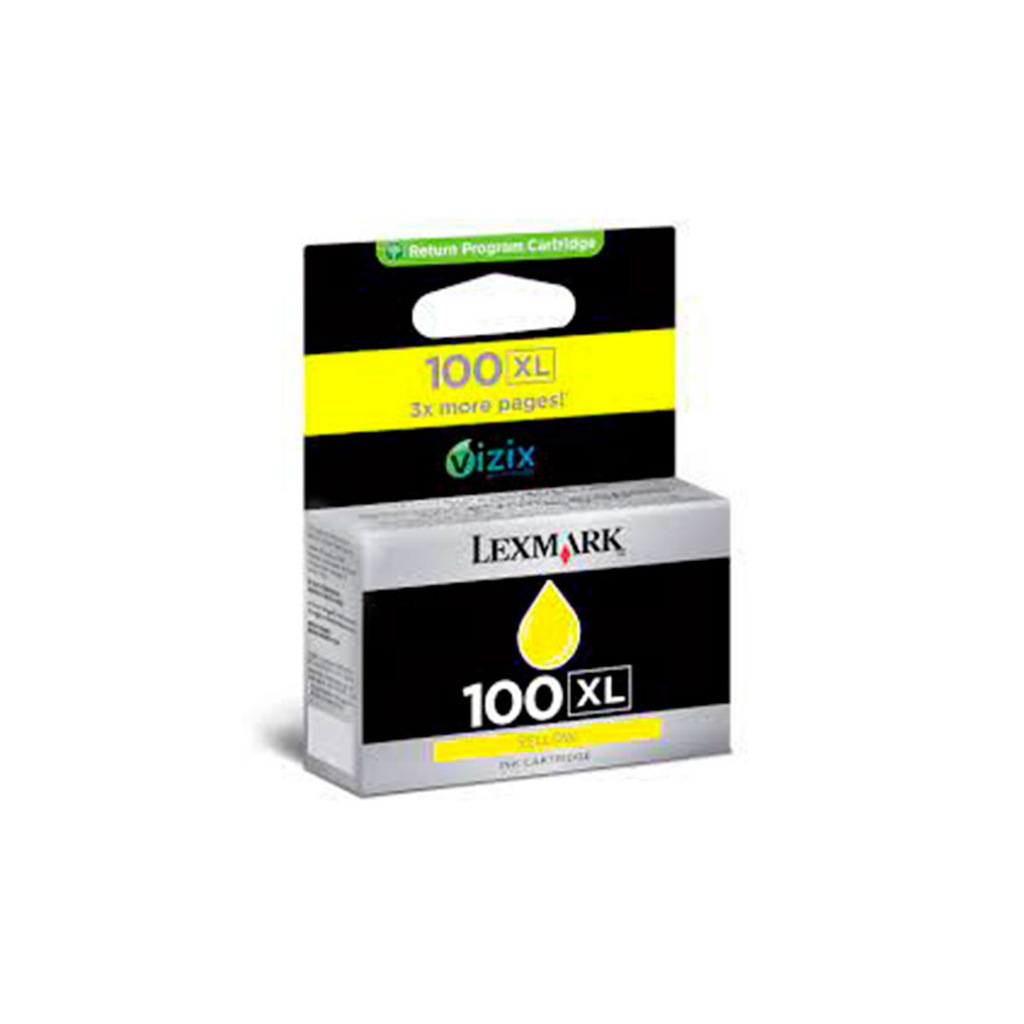 Cartucho Lexmark 100XL Amarillo Original