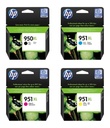 Combo Cartuchos Hp 950XL + 951XL Original