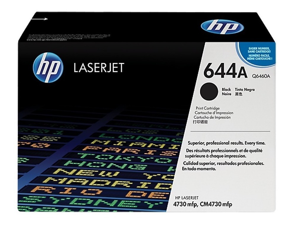 Toner Hp 644A Q6460A Negro Original Para Hp 4730 MFP 664