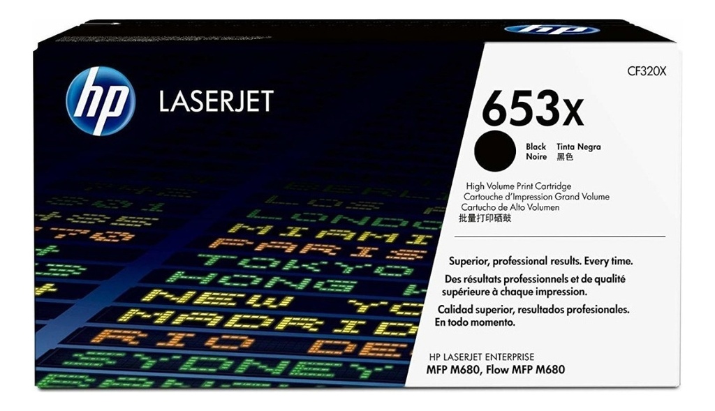 Toner Hp 653X Negro Original CF320X