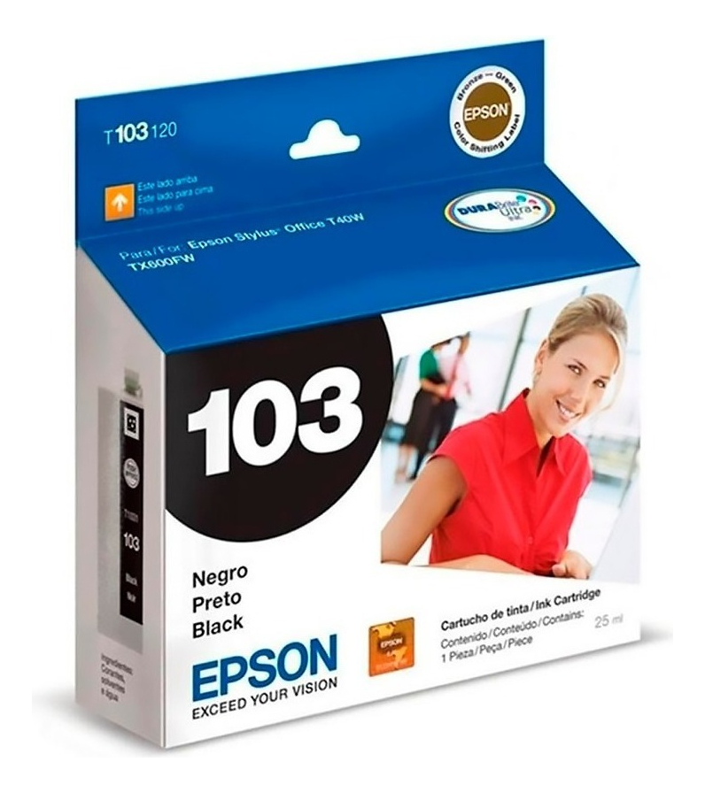 Cartucho Epson 103 Negro Original