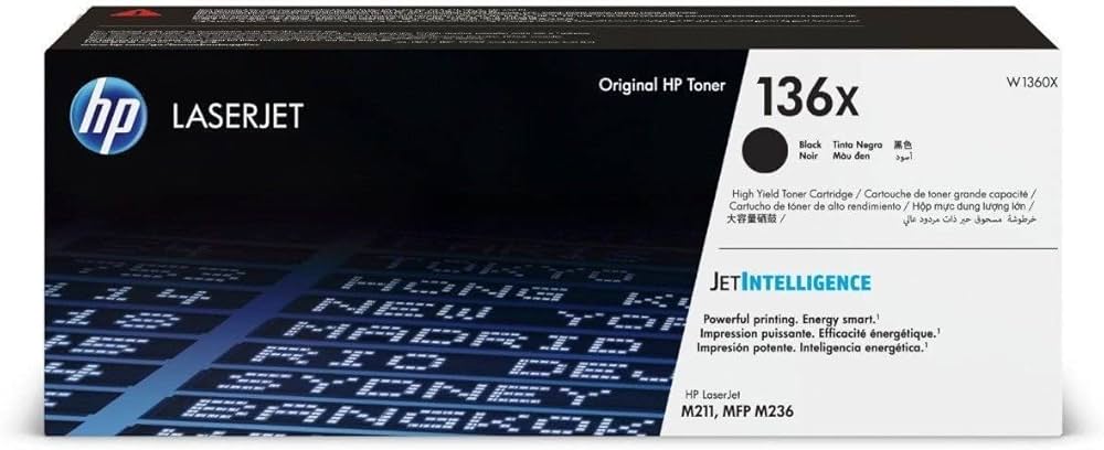 Toner Hp 136X Negro W1360X Original