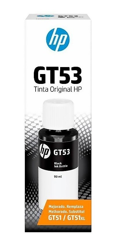 Tinta Hp GT53 Negro 1W22AL Original